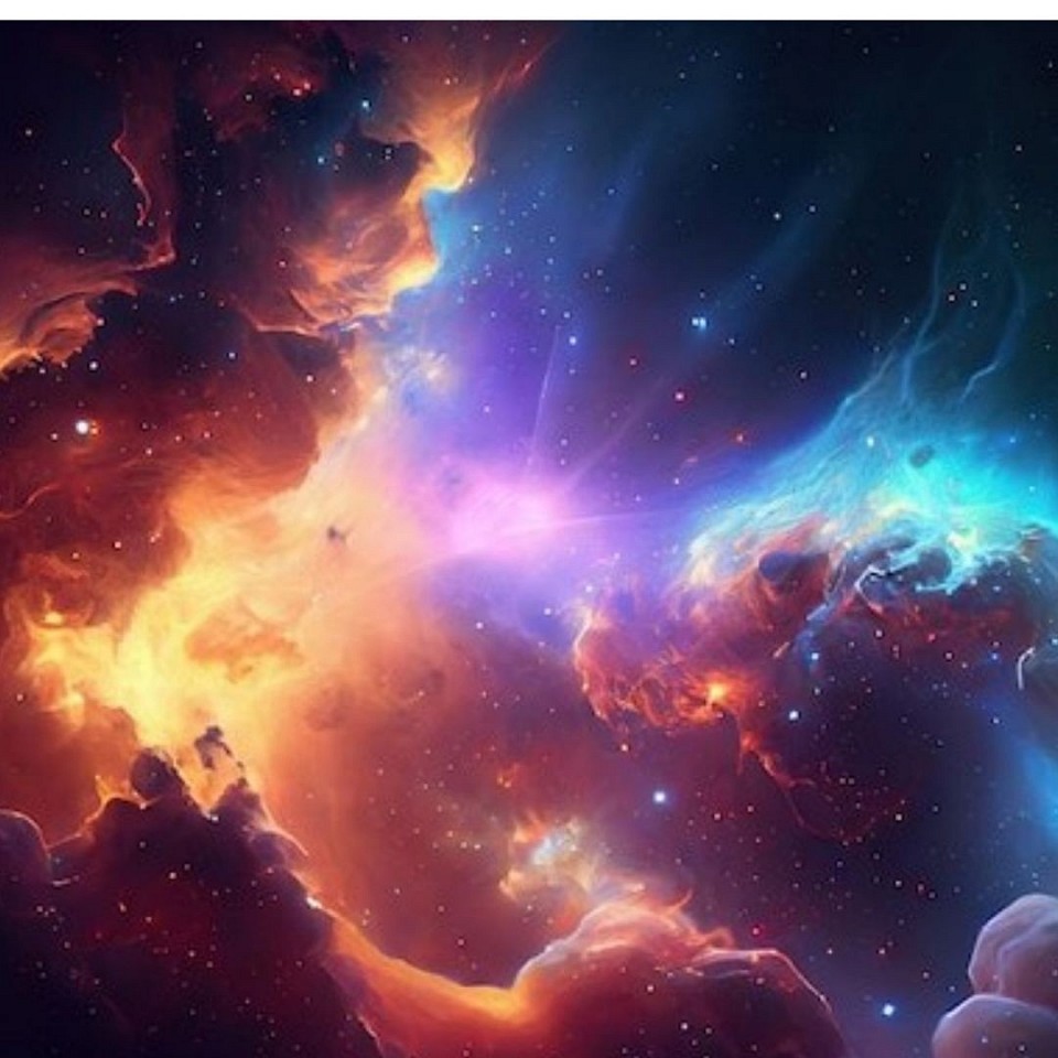 A gorgeous nebula in the heavens created by the Lord God.